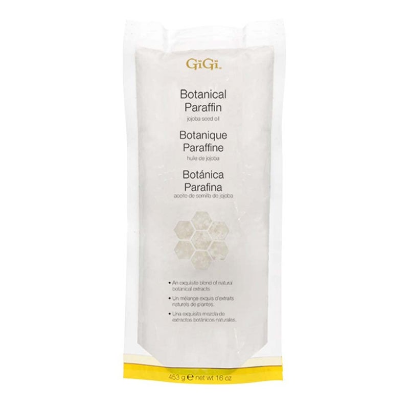 GiGi Botanical Paraffin Wax Refill with Jojoba Oil â€“ Block for Hands & Feet, Moisturizing Spa-Grade for Paraffin Bath & Therapy Machine, 16 oz - Image 1